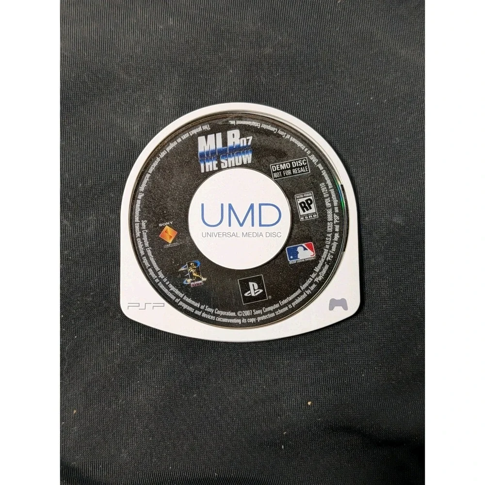 MLB 07 The Show PSP UMD Demo Disc Sony PlayStation Portable Game Collectible